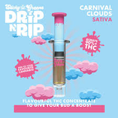 Sticky Greens Drip N' Rip CARNIVAL CLOUDS Sativa Distillate Syringe - 0.95 g