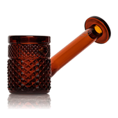 Jane West - 5.5" Amber Twenties Collection Glass Hand Pipe