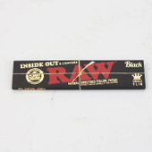 Raw Black - Inside Out Rolling Papers - King Slim