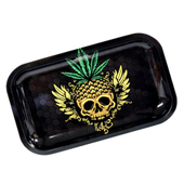 Smoke Arsenal - Blazed Skull Metal Rolling Tray