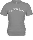 FUSION BUD-Luxe Round Cotton Tee Gray (S)