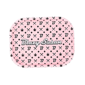 Blazy Susan - Small Step & Repeat Metal Rolling Tray