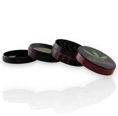 Wellcann 4-Part Leaf Design Grinders – 50mm
