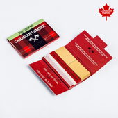 Canadian Lumber - 1-1/4" The Greens Hemp Papers w/Tips (40 Leaves & Sheets)