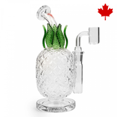 Red Eye Glass - 8.5" Green Pineapple Glass Rig