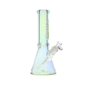 Preemo Glass - 12" 9mm Ion Plated Beaker - Iridescent
