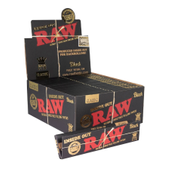 RAW King Size Slim Black Inside Out Artisan Rolling Papers - King