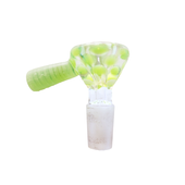 Pangea Glass - 14mm Green Bubble Bowl Piece