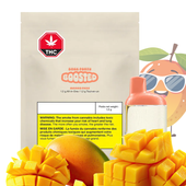 BACK FORTY BOOSTED Mango fuzz Distillate AIO Disposable Vape 1.2g