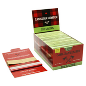 Canadian Lumber The Greens Rolling Paper With Tips 1 1/4