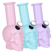 SeshGear Pastel Skull Glass Water Pipe