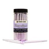 Blazy Susan - 50pc 98mm Purple Pre-Rolled Cones