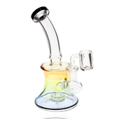 Rainbow Rig w/ Matrix Perc - 6" - Plain Jane Glass