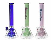 Hoss - Pyramid Beaker w Coloured Neck 18" (Any Colour)