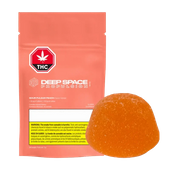 Sour Pulsar Peach THC:Caffeine Gummy 1x10mg