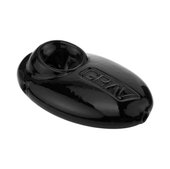 GRAV 3" Pebble Glass Pipe - GRAV 3" Pebble Glass Pipe- Black 