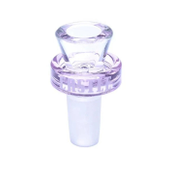 Castle Glassworks - 14mm Purple Puck Tab Glass Bowl