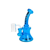Castle Glassworks - 7" 7mm Mini Showerhead Dab Rig