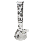 Karma 14" Glass Bong Leaf Beaker