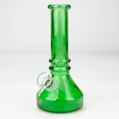 6" Green Mini Glass Beaker