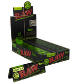 Raw Black Organic Unrefined Artisan 1 1/4 Papers - Raw Black Organic 1 1/4