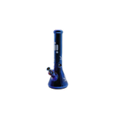 14" Blue Leaves Beaker