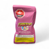 Shred Em's Party Pack CRAZY CREAM SODA Sativa Gummies 10X10mg THC - 45g Shred Em's Party Pack CRAZY CREAM SODA Sativa Gummies 10X10mg THC - 45g