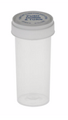 Child Resistant Vial Container 30 Dram (Clear)
