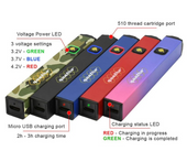 Honeystick Quatro 510 Vape Battery - Assorted Colors