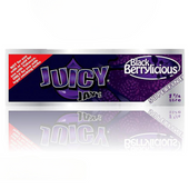 Juicy Jay's - 1-1/4" Black Berrylicious Superfine Papers (32 Leaves)