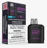 Level X Nicotine Pods- Flavour Beast- Groovy Grape Passionfruit  Iced