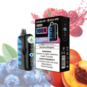 Rocky Vapor Oxbar G100k - Blueberry Raspberry Peach 100k