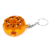 LIT | Silicone Donut Hand Pipe W/Glass Bowl & Keychain