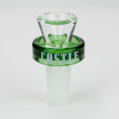Castle Glassworks - 14mm Green Puck Tab Glass Bowl