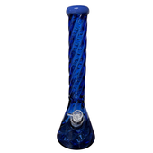 Genie |16" Twist Glass Beaker Bong