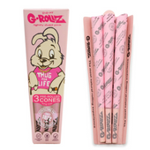 G-Rollz - Banksy Graffiti Thug For Life Pink 1 1/4 Pre-Rolled Cones