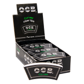 OCB curved perforated Premium Black Filter Tips - 1x32 tips