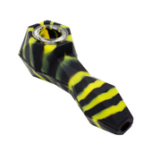 Silicone Hand Pipe with Glass Bowl