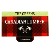 Canadian Lumber Rolling Papers - Canadian Lumber Greens Rolling Papers- 1 1/4"