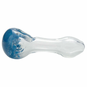 4" Spoon Pipe - Any Colour W/ Frit Head