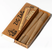 Zig Zag - Unbleached Cones 1 1/4" X6