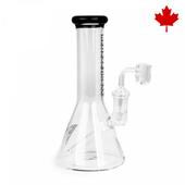 Red Eye Glass - 8" Black Beaker Rig w/Banger