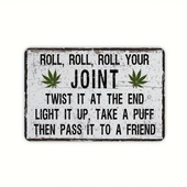 METAL POEM SIGN