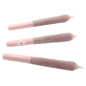 Rose Quartz Strawberry Basil Lemonade Pink Diamond Coated Pre-roll