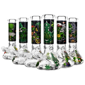Bong 14" Arsenal Enthusiast Alien Glass Bong (Design F)