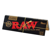 Raw - 1 1/4 Classic BLACK