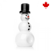 Red Eye Glass - 5.5" Snowman Glass Pipe