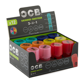 OCB - 1.5" Assorted Colour 2 in 1 Grind And Store Grinder