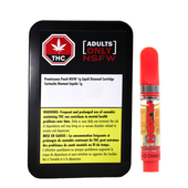 Promiscuous Peach NSFW Liquid Diamond 510 Thread Cartridge