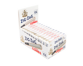 Zig-Zag White Cones 1 1/4"